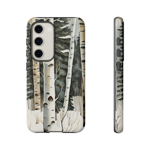 Winter Aspen Trunks - Impact Resistant Phone Case